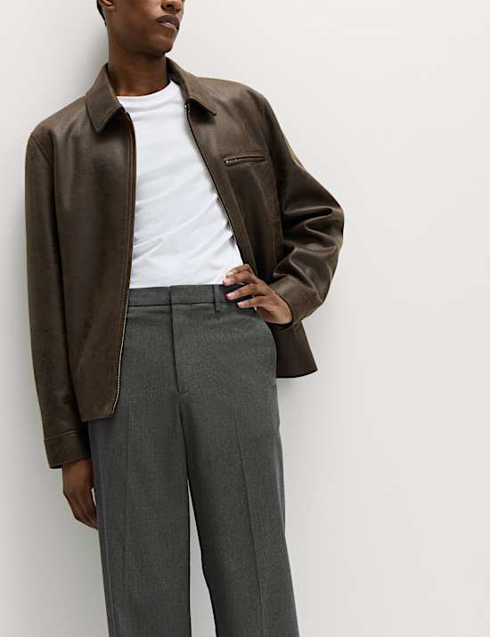 Relaxed Fit Smart Stretch Trousers