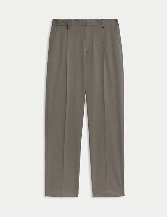 Relaxed Fit Smart Stretch Trousers