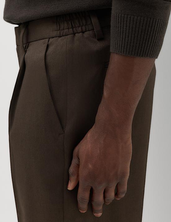 Relaxed Fit Smart Stretch Trousers