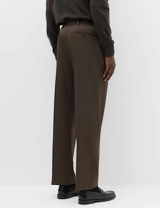 Relaxed Fit Smart Stretch Trousers