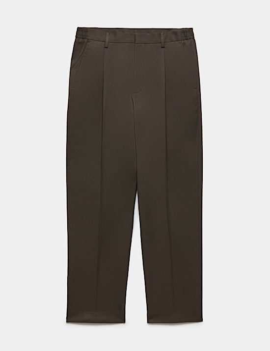 Relaxed Fit Smart Stretch Trousers