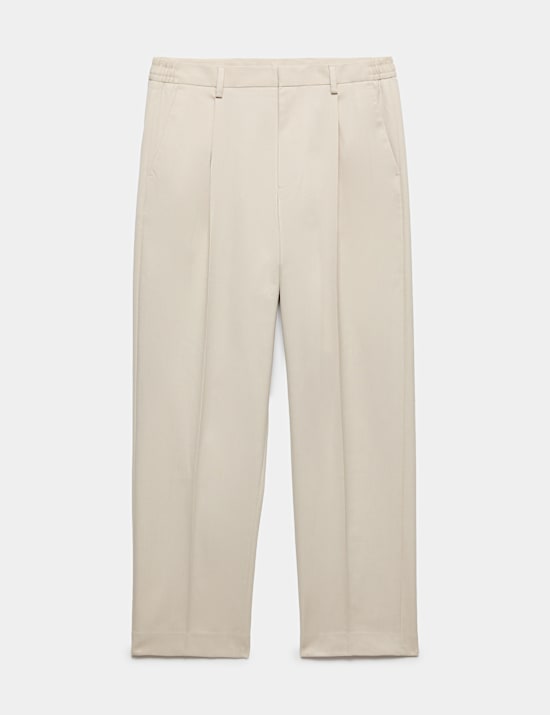 Relaxed Fit Smart Stretch Trousers