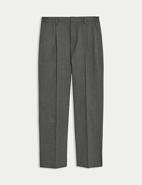Relaxed Fit Smart Stretch Trousers