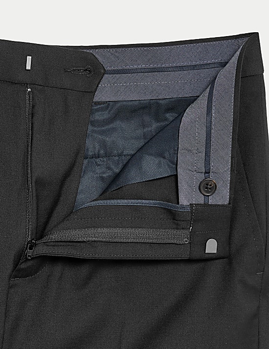 Hose aus Wollmischgewebe mit normaler Passform