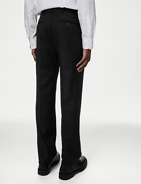 Hose aus Wollmischgewebe mit normaler Passform