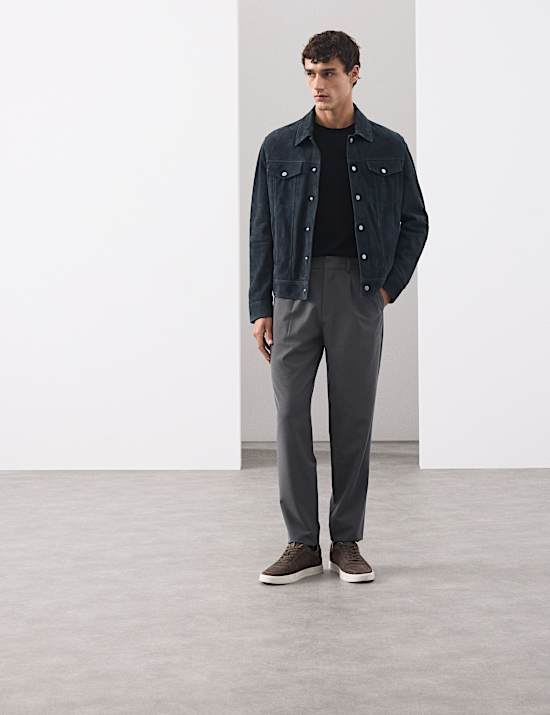 Wool Blend Performance Trousers