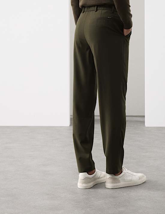Wool Blend Performance Trousers