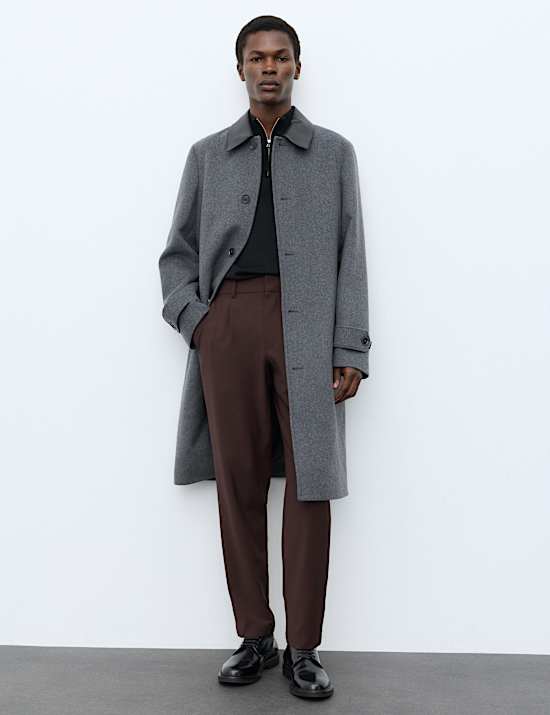 Wool Blend Performance Trousers