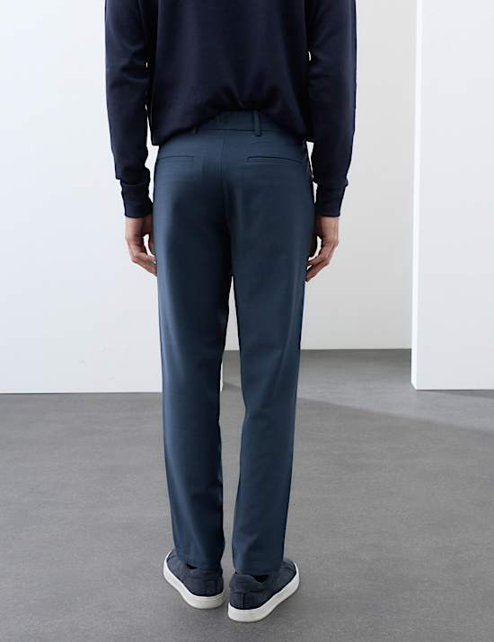 Wool Blend Performance Trousers
