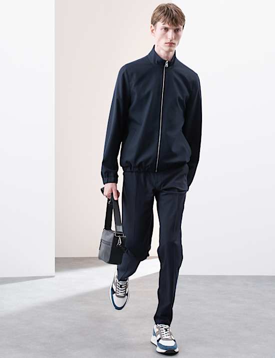 Regular Fit 360 Flex Elasticated Waist Trousers