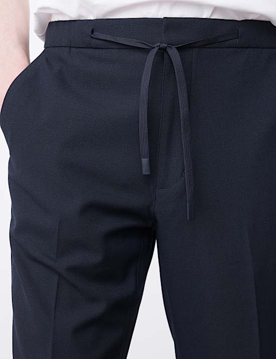 Regular Fit 360 Flex Elasticated Waist Trousers