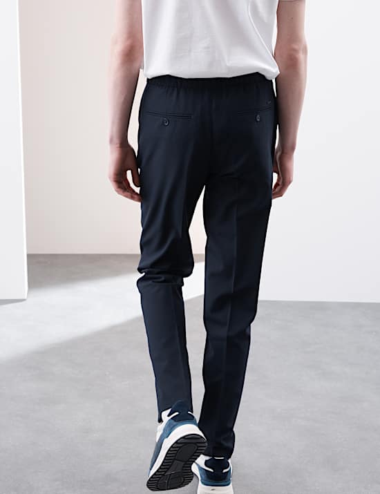 Regular Fit 360 Flex Elasticated Waist Trousers