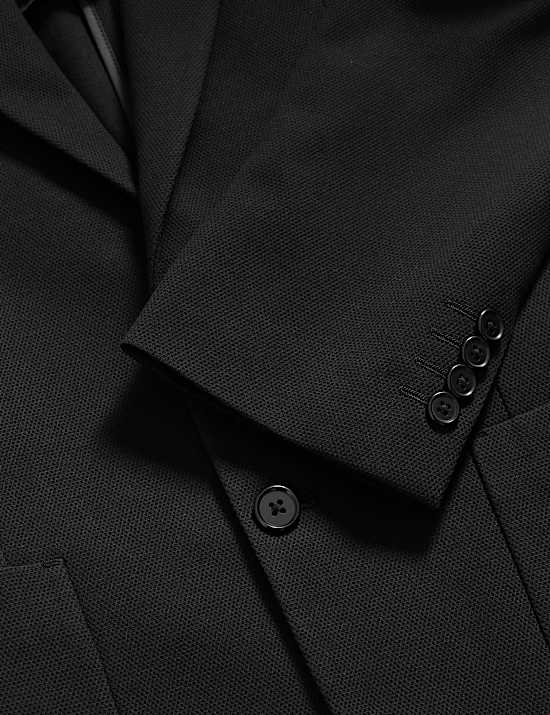 Tailored Fit Jersey Textured Blazer