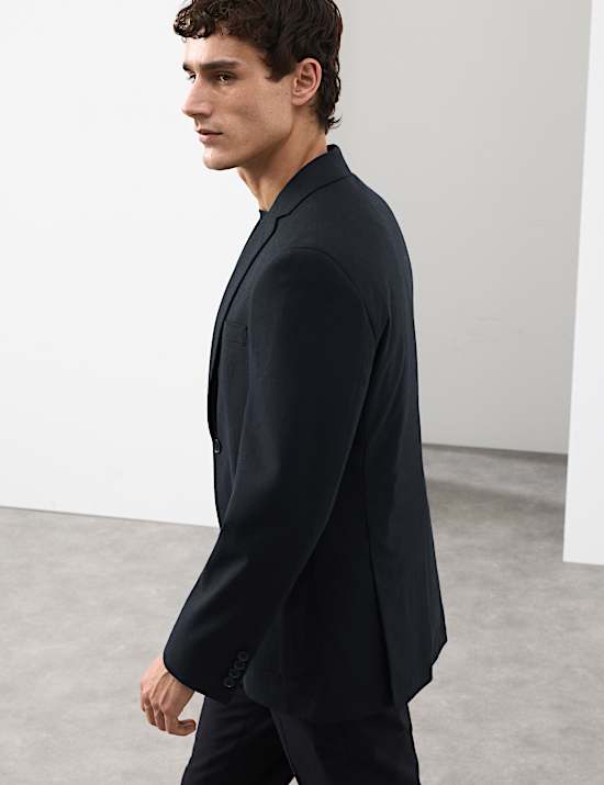 Blazer de alto rendimiento en mezcla de lana italiano