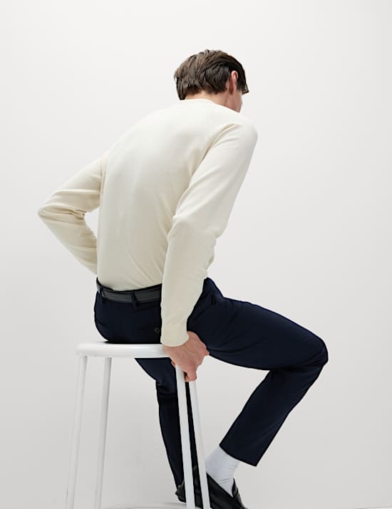 Couture-Flatfronthose mit Karomuster