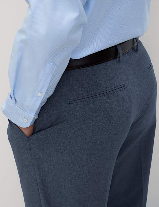 Tailored Fit Single Pleat Smart Trousers