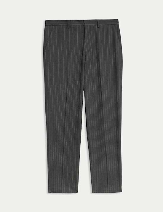 Slim Fit Pinstripe Trousers