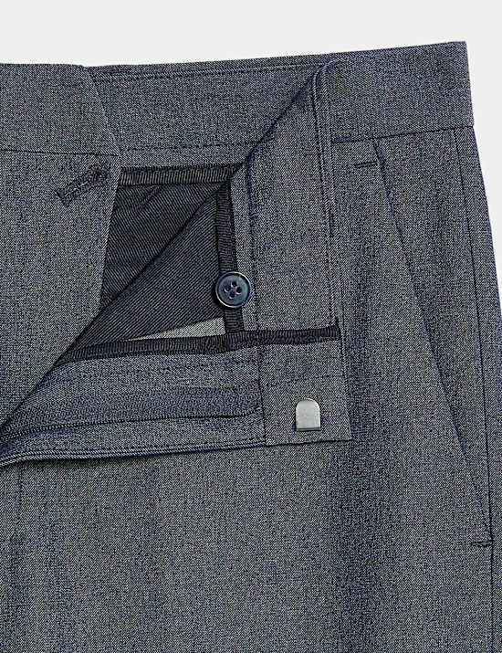 Tailored Fit Single Pleat Trousers