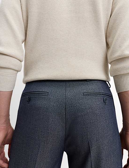 Tailored Fit Single Pleat Trousers