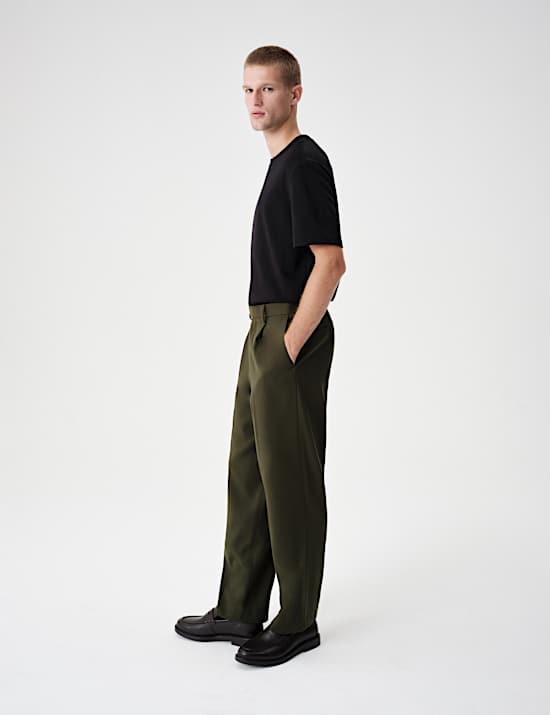 Tailored Regular Fit Stretch Trousers