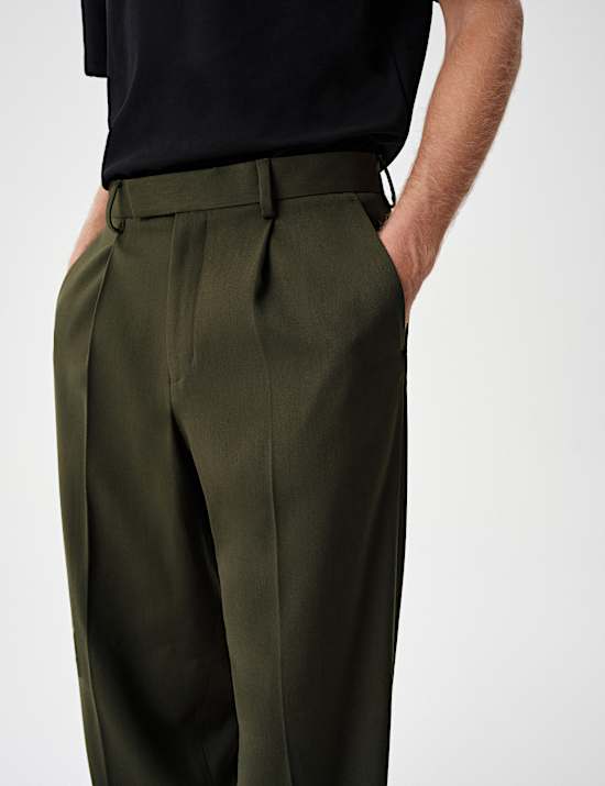 Tailored Regular Fit Stretch Trousers