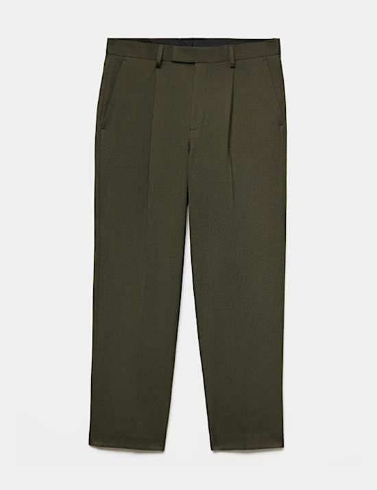 Tailored Regular Fit Stretch Trousers