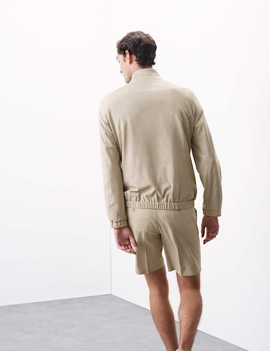 Funnel Neck 360 Flex Bomber Jacket