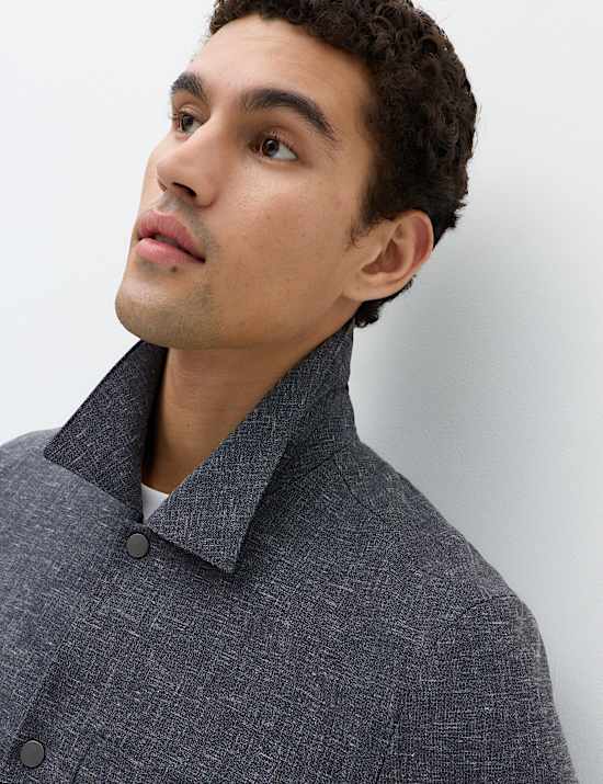 Textured Overshirt