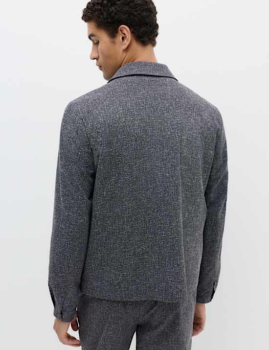 Textured Overshirt