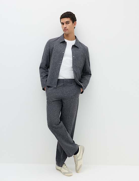Textured Overshirt