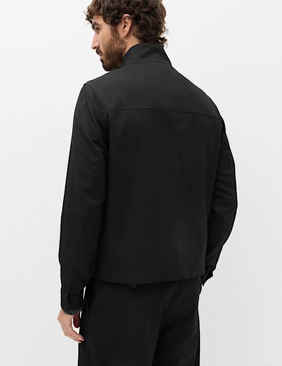 Funnel Neck Patch Pocket Waistcoat