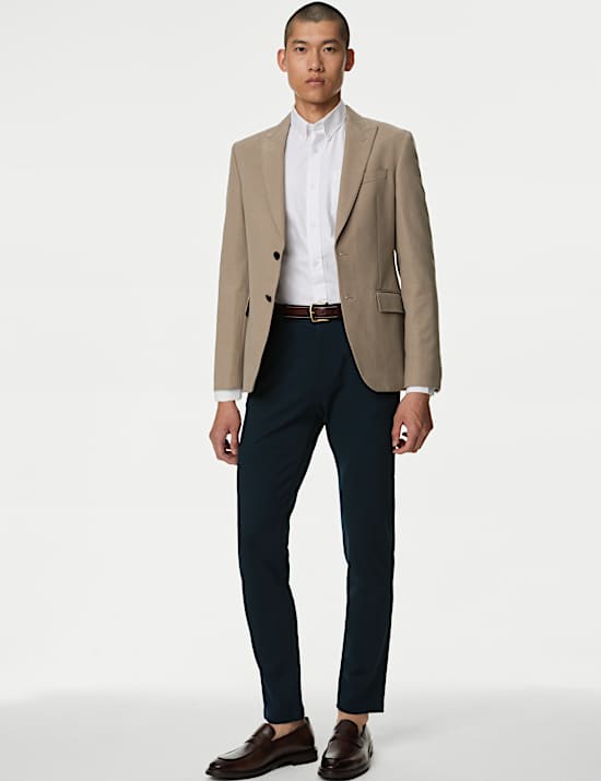 Slim Fit Stretch Ponte Chinos