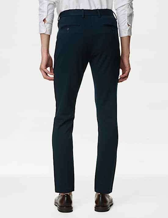 Slim Fit Stretch Ponte Chinos