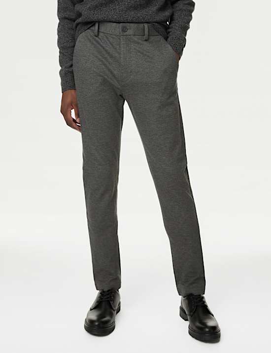 Chinosy Ponte slim fit ze streczem