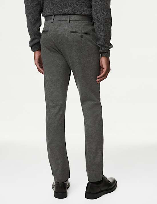 Chino Ponte coupe clim en tissu extensible