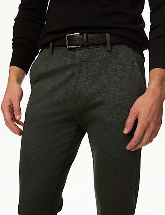 Chinosy Ponte slim fit ze streczem