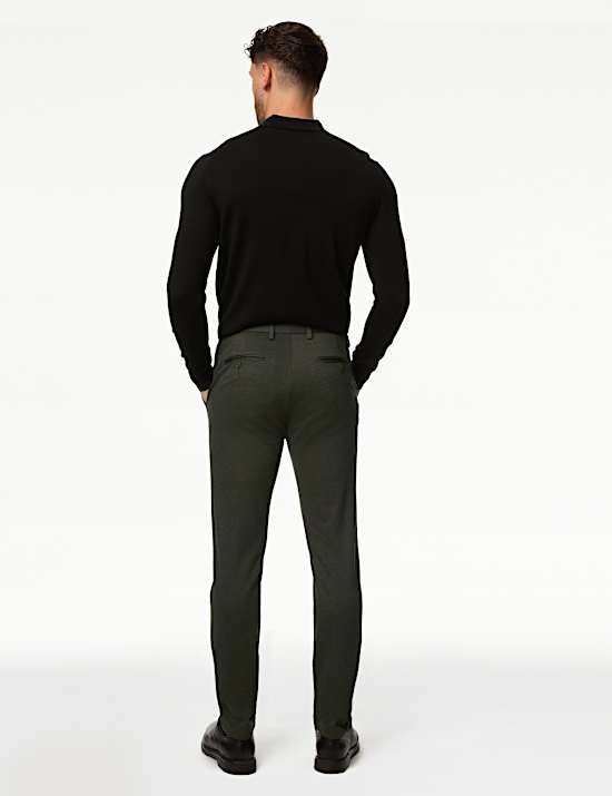 Chinosy Ponte slim fit ze streczem