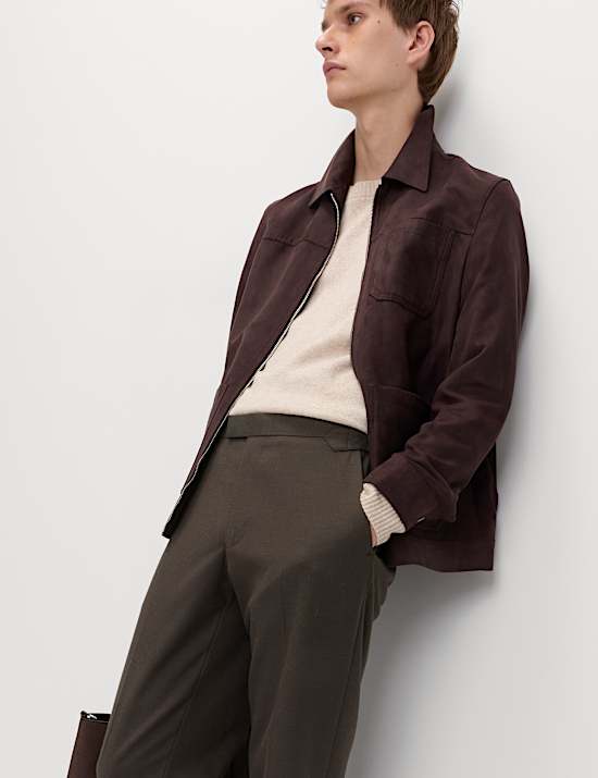 Warm Handle Twill Side Adjuster Trousers
