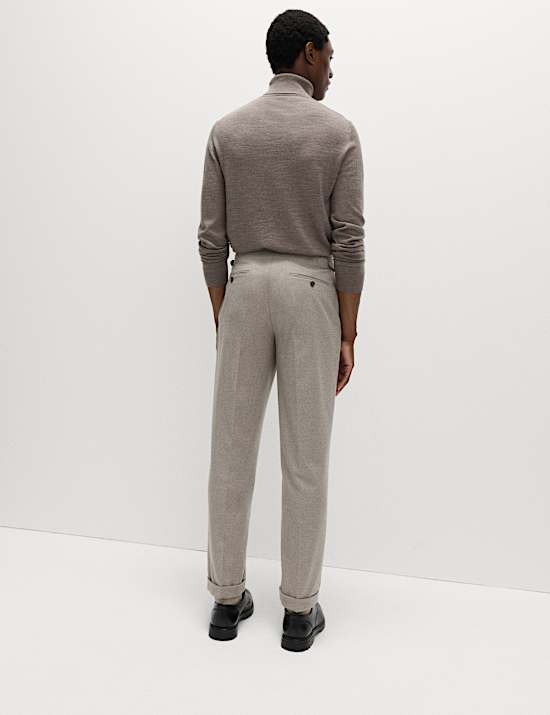 Warm Handle Twill Side Adjuster Trousers