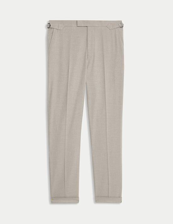 Warm Handle Twill Side Adjuster Trousers