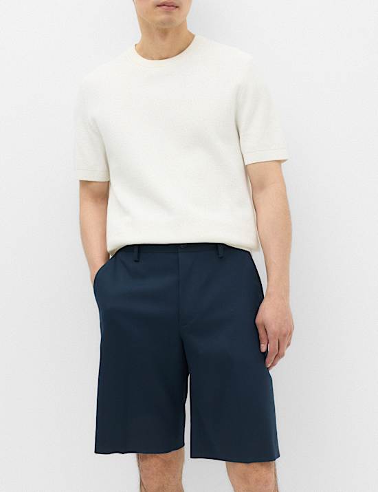 Regular Fit Smart Twill Shorts