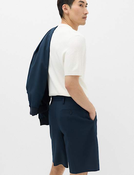 Regular Fit Smart Twill Shorts