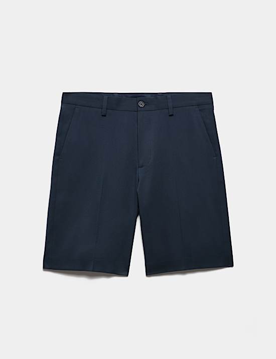 Regular Fit Smart Twill Shorts