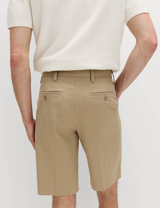 Regular Fit Smart Twill Shorts