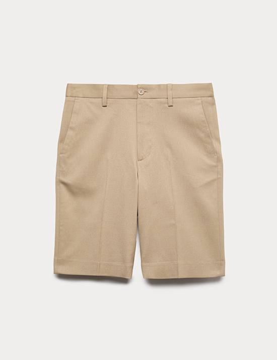 Regular Fit Smart Twill Shorts