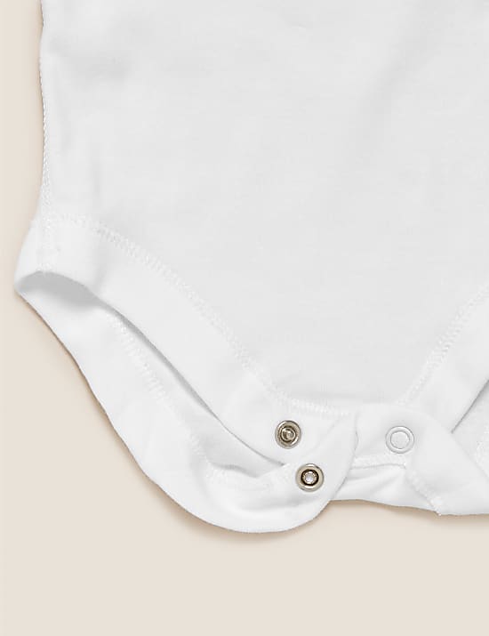 5er-Pack Bodys aus reiner Baumwolle mit dünnen Trägern (3 kg – 3 J.)