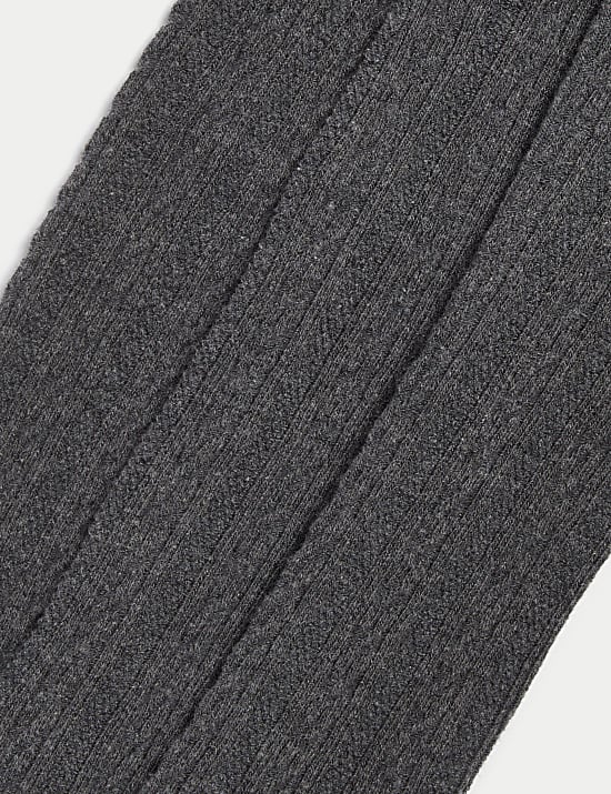 3 ζευγάρια καλσόν με πλεκτές πλεξούδες (2-16 ετών)