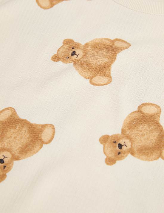 2er-Pack Spencer Bear Thermo-Set aus Baumwollmischgewebe (2&ndash;12 Jahre)