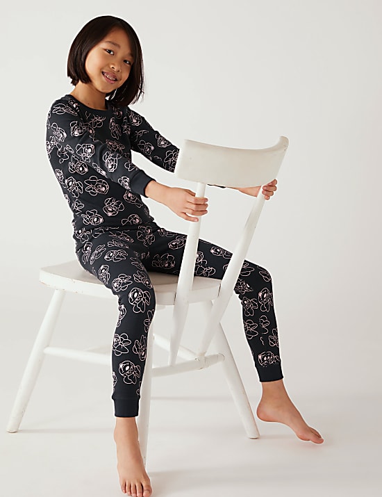 2pc Thermal Cotton Blend Minnie Mouse&trade; Set