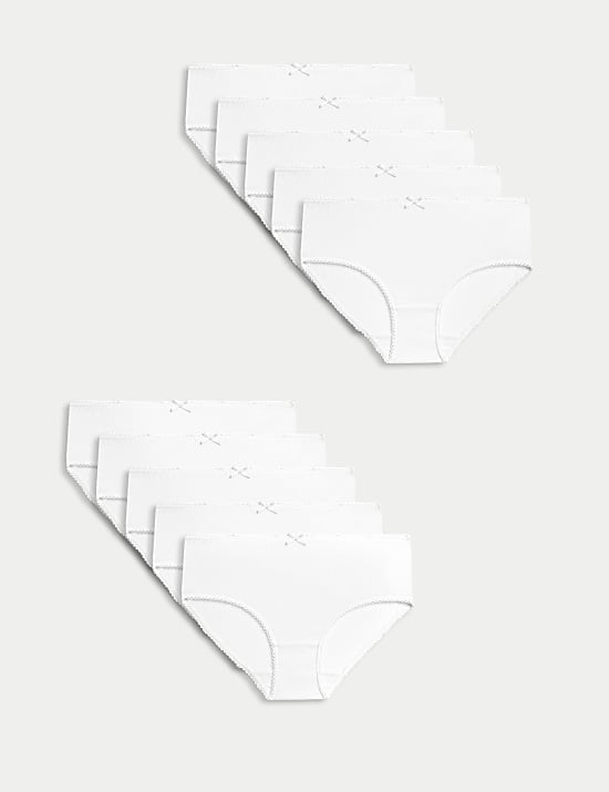 10pk Pure Cotton Knickers